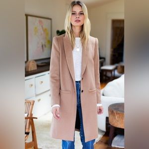 Emerson Fry Tailored Coat Camel Wool Cashmere (Large)